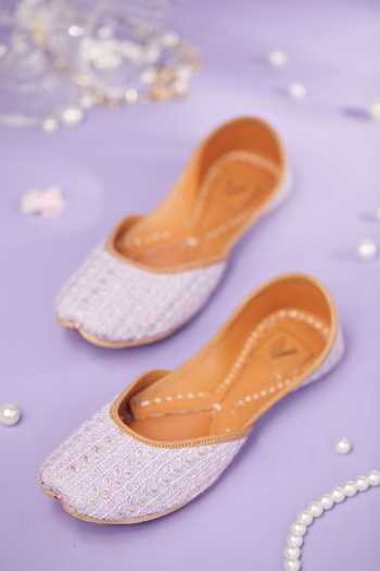 House of Vian Saniya Lilac Juttis 