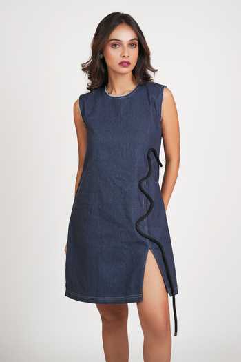 9899 Denim String Dress 