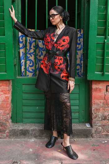 The Dramebaaz CO Mosaic Blazer Dress 
