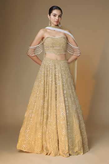 Renee label Embroidered Lehenga Set 
