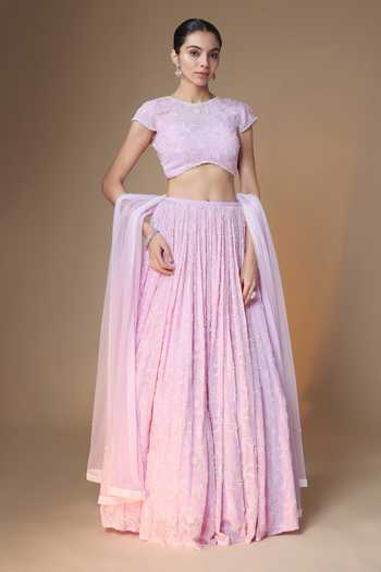 Renee label Floral Embroidered Lehenga Blouse Set 