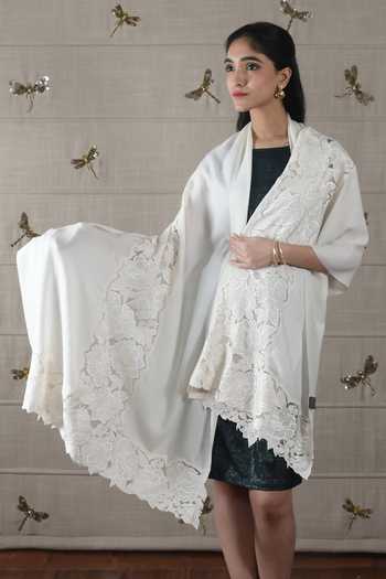 Mauli Cashmere The Timeless Symphony Embroidered Stole 