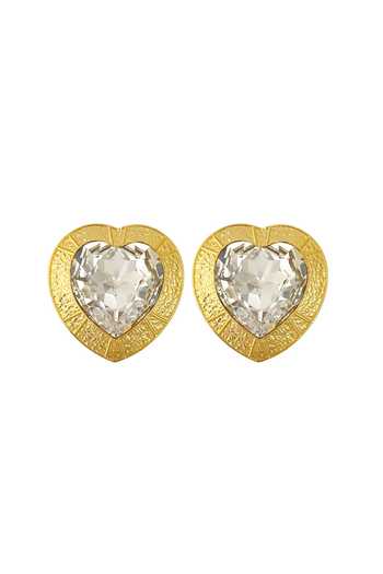 Radhika Agrawal Jewels Aurora Love Shaped Stud Earrings 