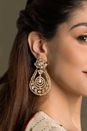 Joules By Radhika Janavi Embellished Earrings 