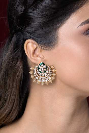 Joules by Radhika Oceanna Stone Embellished Earrings