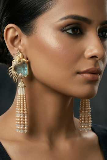 Joules by Radhika Hemisha Long Tassel Earrings