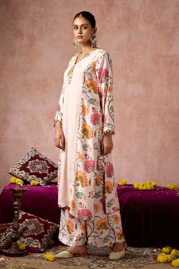 Arje India Floral Print Kurta & Pant Set 