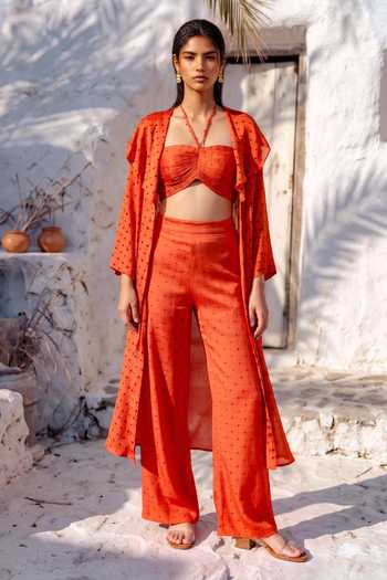 Nautanky Golden Hour Printed Pant Set 