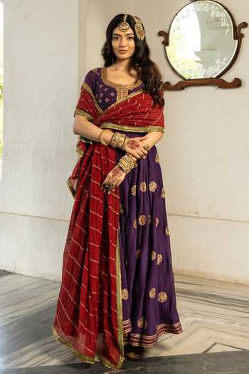 Nimbu Mirchi Naaz Embroidered Jacket & Anarkali Set 