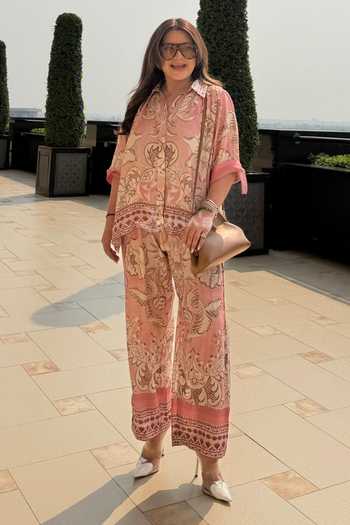 Rainas Baroque Print Shirt & Pant Set 
