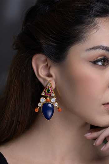 Joules by Radhika Urvashi Embellished Earrings 