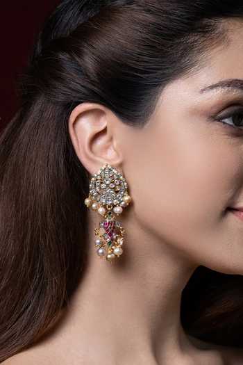 Joules by Radhika Diya Embellished Earrings 