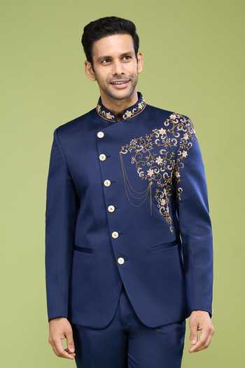Arihant Rai Sinha Hand Embroidered Bandhgala Set 