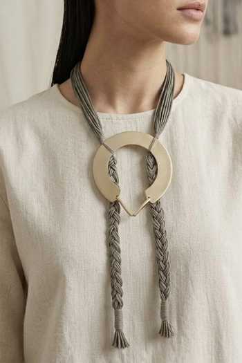 Zaza By Somya The Orbit Bolo Necklace 