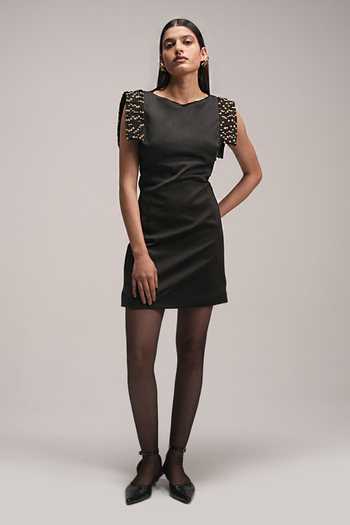 Zilaire Placement Embroidered Dress