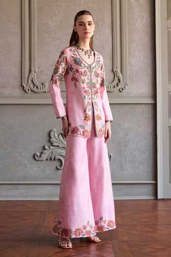 Kalista Celina Embroidered Kurta & Palazzo Set 