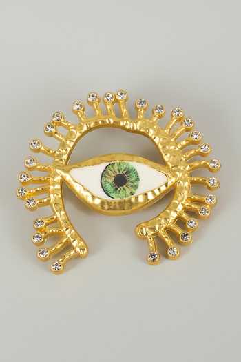 Salil Bhatia Eternal Gaze Embellished Brooch 