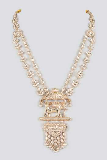 Salil Bhatia Imperial Elephant Pendant Necklace 