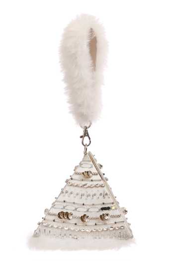 Shilpsutra Ivory Frost Fur Bag 