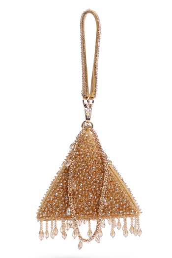 Shilpsutra Glided Amber Shikhara Bag 