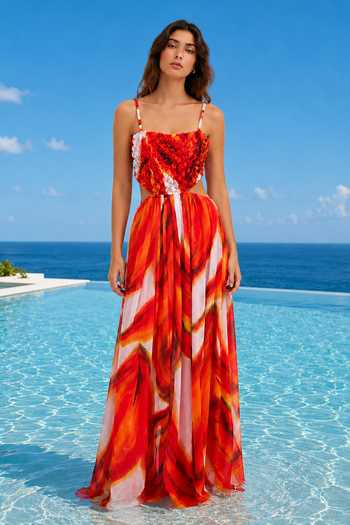 Poppi Printed Maxi Dress 