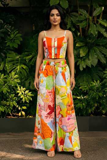 Poppi Floral Print Top & Pant Set 