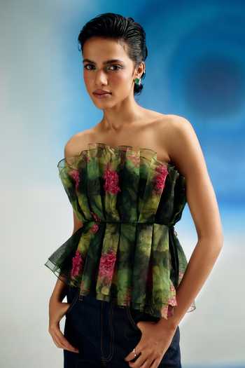 Shriya Som Printed Cabbage Top 