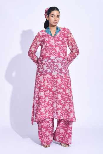 Jayati Goenka Sangria Mori Printed Kurta Set