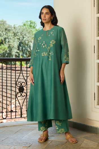 Vaayu Jade Applique Kurta & Pant Co-ord Set 