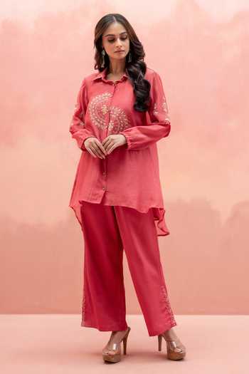 AM By Anita Mittal Twinkle Shirt & Pant Co-ord Set 