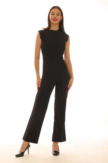 Parneet Gujral Cutwork Embroidered Jumpsuit 