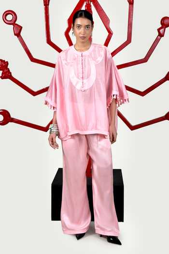Saim Patchwork Cape & Trouser Set 