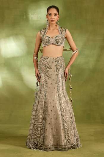 Neha Khullar Embroidered Lehenga Set 