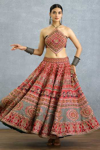 Torani Chitrita Mirali Lehenga & Blouse Set