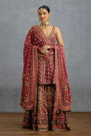 Torani Rangila Patola Kali Kurta Sharara Set