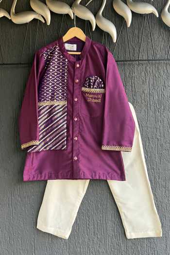 The little tales Embroidered Kurta Set 