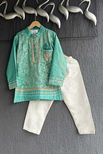 The little tales Embroidered Kurta Set 