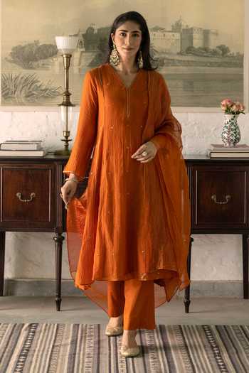 Trendy Tokari Sequin Work Kurta Set