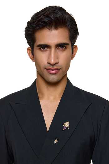 Raabta By Rahul Lavender Frost Lapel Pin 
