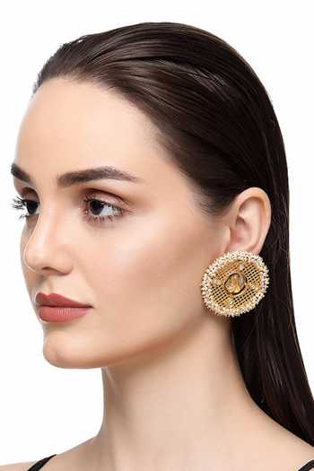 Raabta By Rahul Ulfat Channi Stud Earrings 