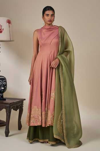 Masaba Gulkand Gulnaar Anarkali Palazzo Set 