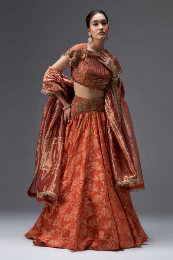 Aaroh By Dolly Riwaayat Embroidered Lehenga Set 
