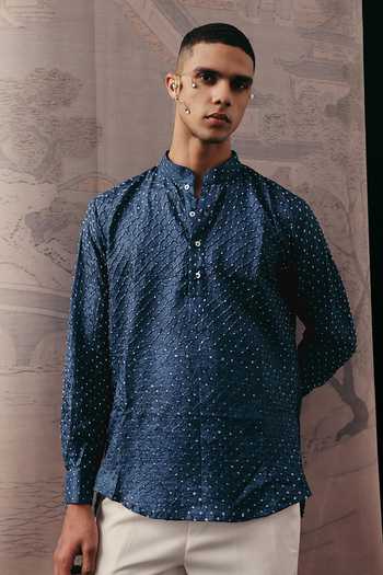 Twenty Nine Rai Bandhani Silk Shirt