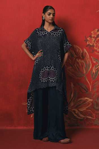 Twenty Nine Oversize Collar Bandhani Shirt 