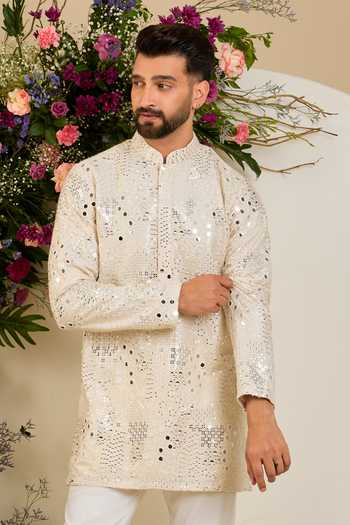 Kasbah Mirror Embellished Kurta