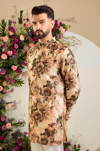Kasbah Belgravia Botanical Aari Embroidered Kurta 
