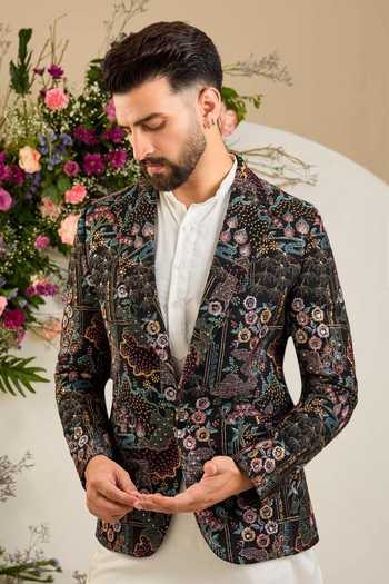 Kasbah Savile Botanica Embroidered Blazer 