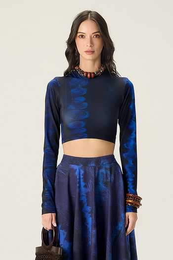 Saaksha & Kinni Gigi Leheriya Print Top 