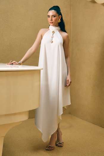 House Of Fett Sweet Salt Resort Crepe Dress 