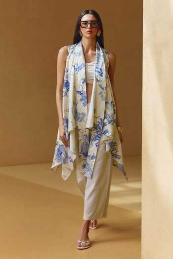 House Of Fett Rainforest Printed Jacket Pant Set 